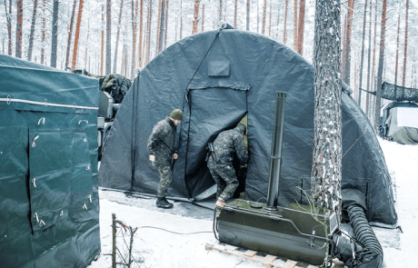 PRO Heavy Duty Tent in extreme weather conditions
