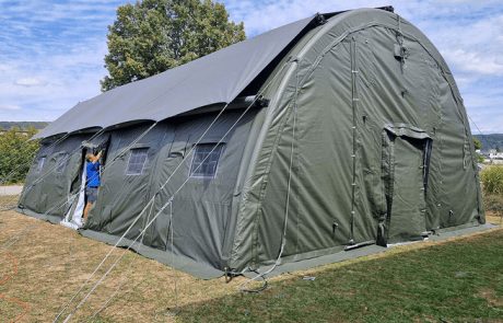 PRO Heavy Duty Tent on test at the factory